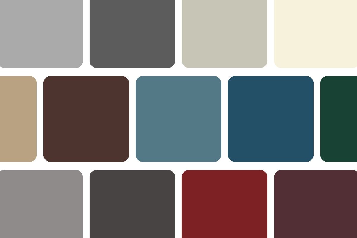 Outdoor storage sheds colors